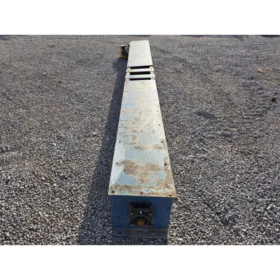 Used 12" Dia. X 17' Long Industrial Carbon Steel Screw Auger Conveyor