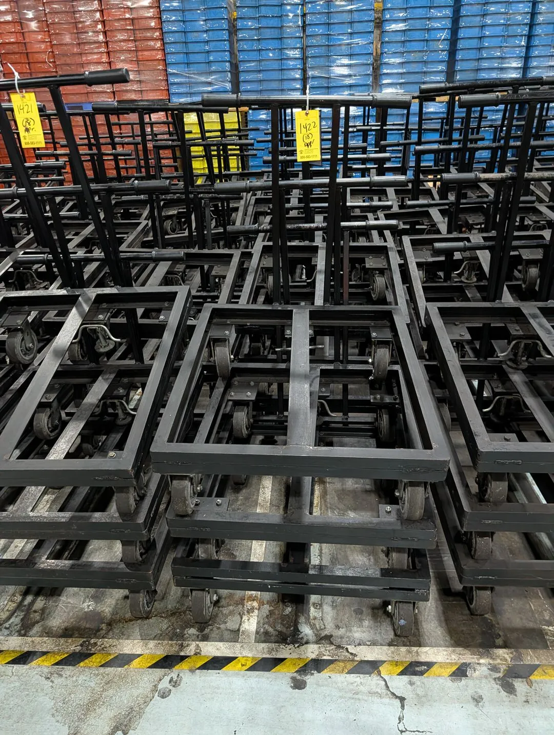 (18) Rolling Material Carts
