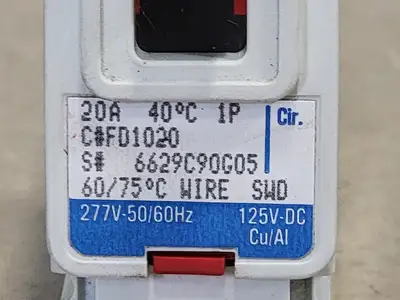Used CUTLER-HAMMER FD1020 Switchgears British Columbia CA | Lenmark #241182