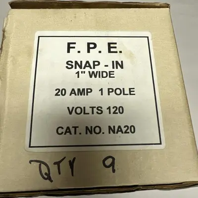 Used FPE NA20 Circuit Breakers | Surplus Asset Holdings #1189161