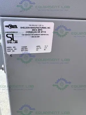 USED VWR / SHEL LAB 1330GM GRAVITY CONVECTION OVEN 240°C 1.6 CU. FT.