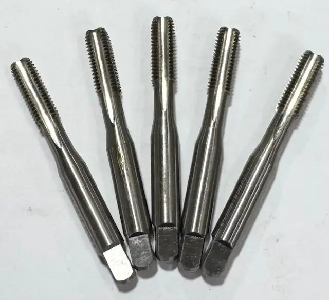 Guhring 5/16"-24 Cobalt Tap Straight Flute 4 Flute H2 Semi-Bottoming Taps 5 Pack