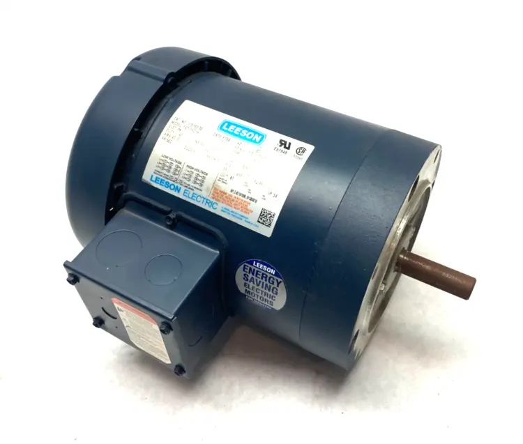 New | in-Stock LEESON ELECTRIC MOTOR 3PH 1/2HP 1140RPM 60HZ 208-230/460V C6T11FC1H A.C. Motors | Maverick Industrial Sales #1106170