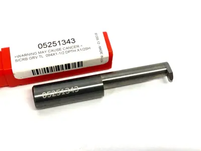 USED ACCUPRO GROOVING TOOL: 1/2" SHANK DIA SOLID CARBIDE ACC-GF093-24