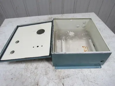 16"x14"x6" Electrical Box Enclosure Panel W/ Back Plate. Wall Mount Lot/2