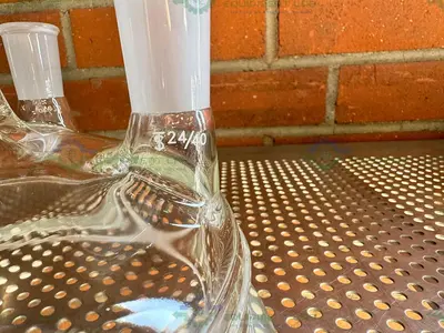 Used CHEMGLASS 10L REACTION VESSEL 5 NECK LID 200MM, 45/50 CENTER NECK 4-24/40 NECKS Glassware - Other California US | Equipment Lab #1411867