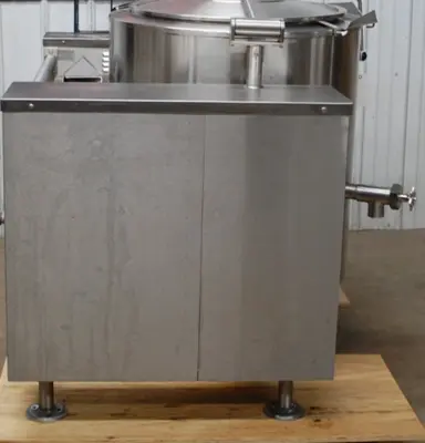 142-0051 Market Forge FT-40GL Natural Gas 40 Gallon Steam Jacketed Tilt Soup Ket