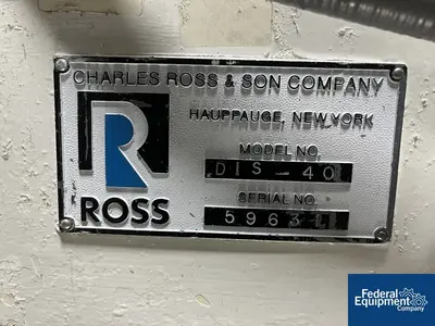 USED Ross Ross Discharge Press, Model DIS-40