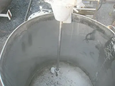 Tank, 15 Gallon, 316 Stainless Steel, 20" X 20", Agitated, FT/FB, #S734563