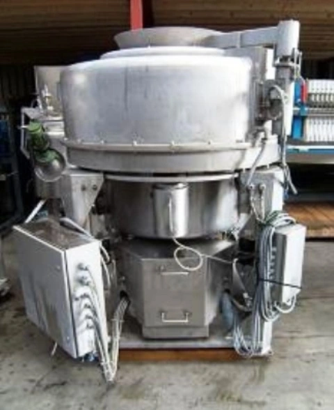 Rousselet Robatel RCPC-70 Vx basket centrifuge, 304SS.