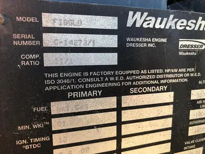 USED 2002 WAUKESHA F18GLD