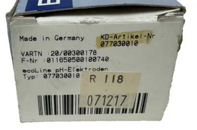 NEW TECHNOTRANS 077030010 PH / REDOX ELECTRODE