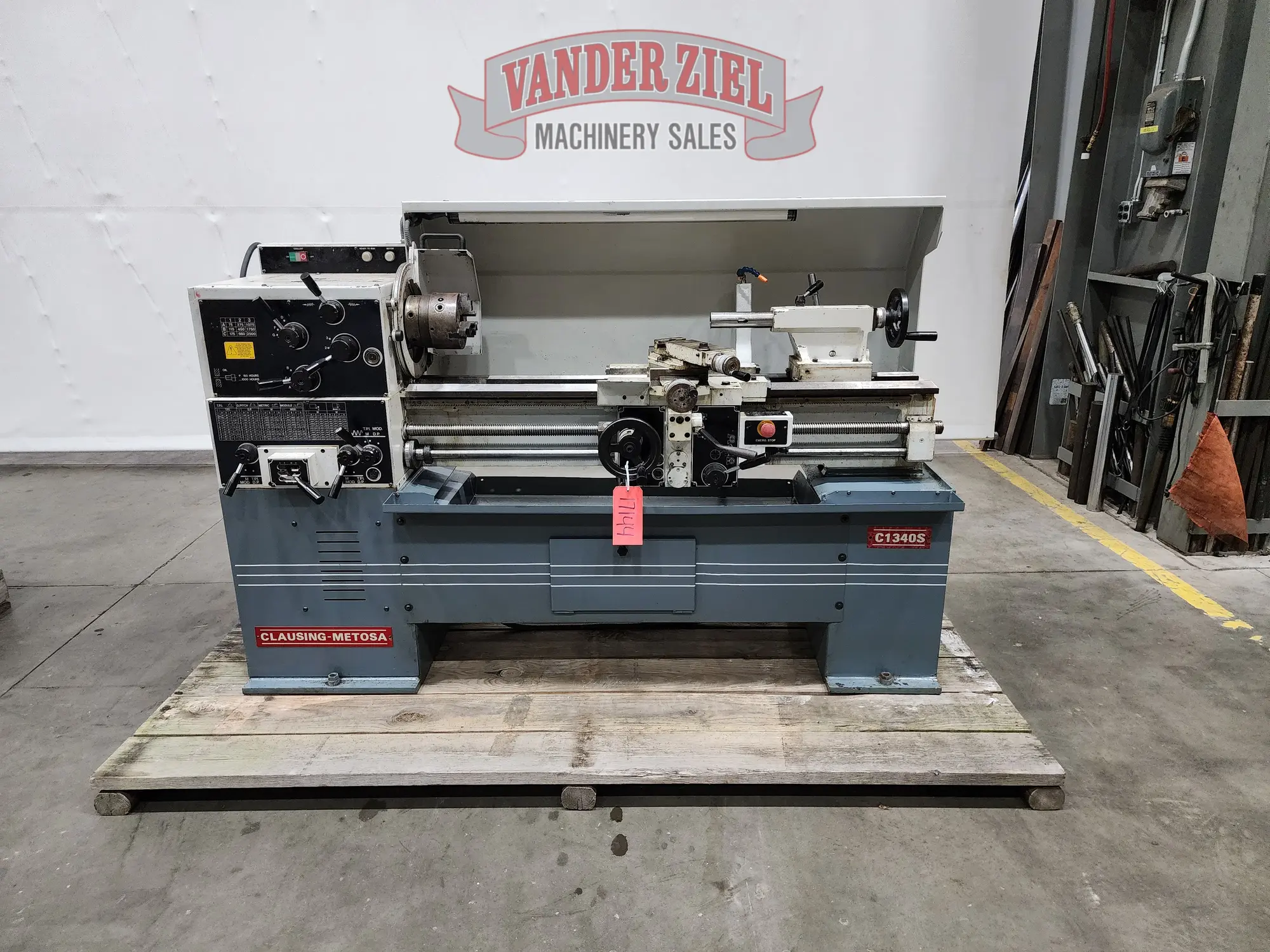 Used CLAUSING C1340S Engine Lathes Michigan US | Vander Ziel Machinery Sales #482678