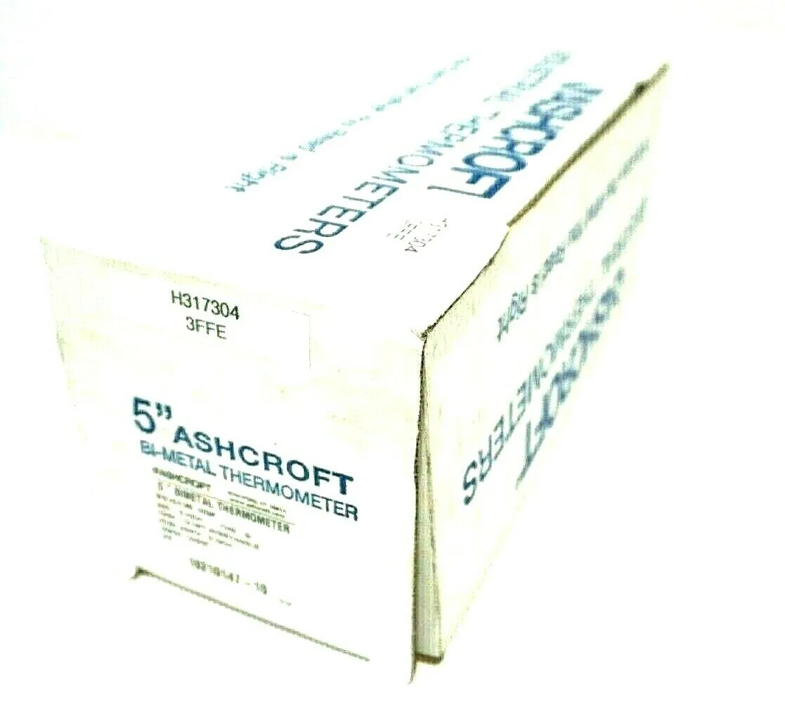 NEW ASHCROFT 50-EI-42-E-060 0/250F BIMETAL THERMOMETER 50EI42E0600250F