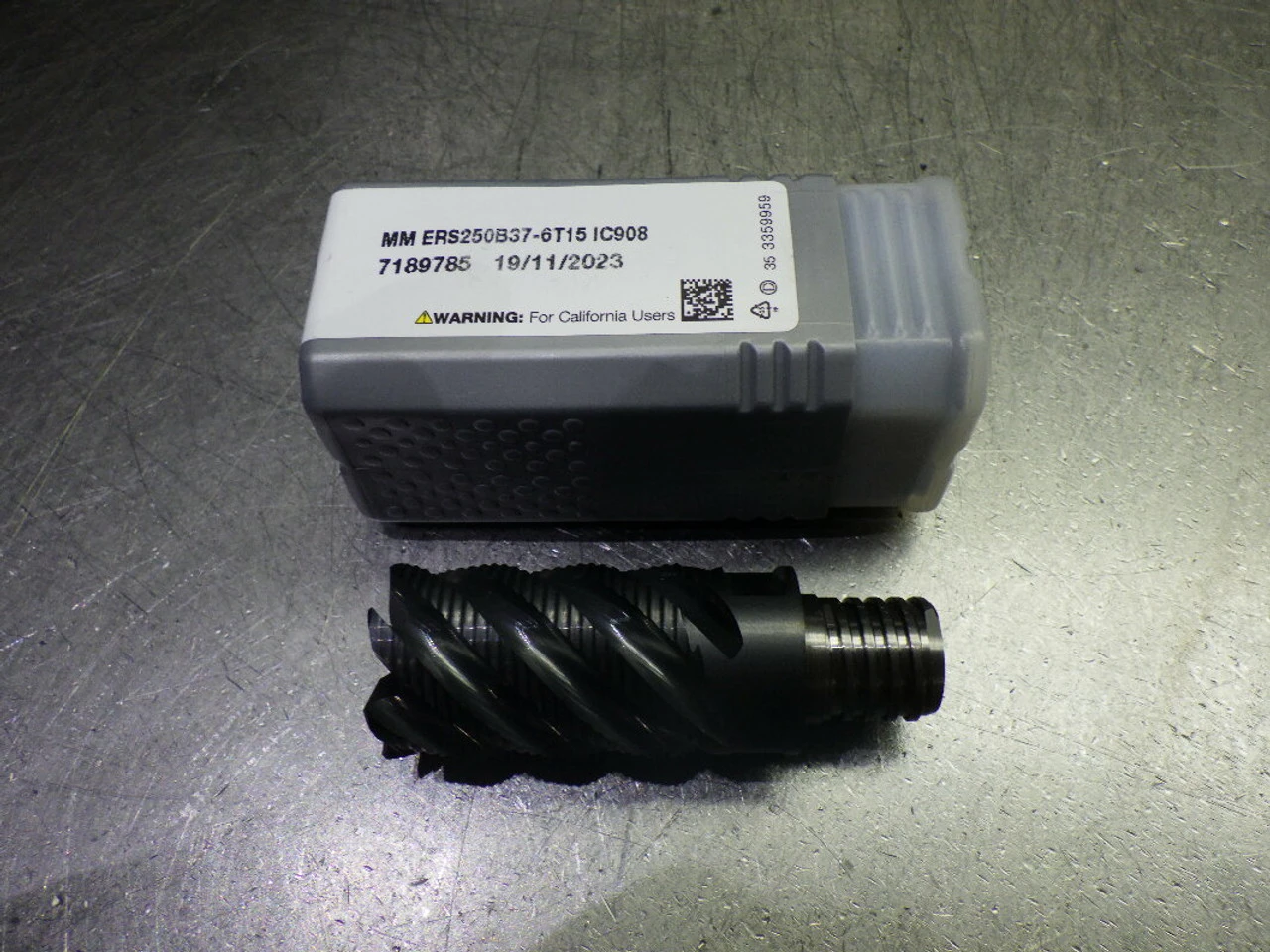 Iscar T15 25mm 6 Flute Carbide CC Endmill Head MM ERS250B37-6T15 IC908 (LOC2576)