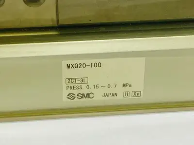 MXQ20-100 | SMC  Pneumatic Guided Slide Table 20mm Bore 100mm Stroke - New Other