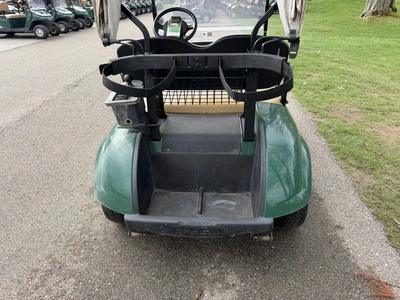 (1) 2015 E-Z-Go golf cart with a Kawasaki gas engine, includes Club canopy and ball washer, fold-dow...