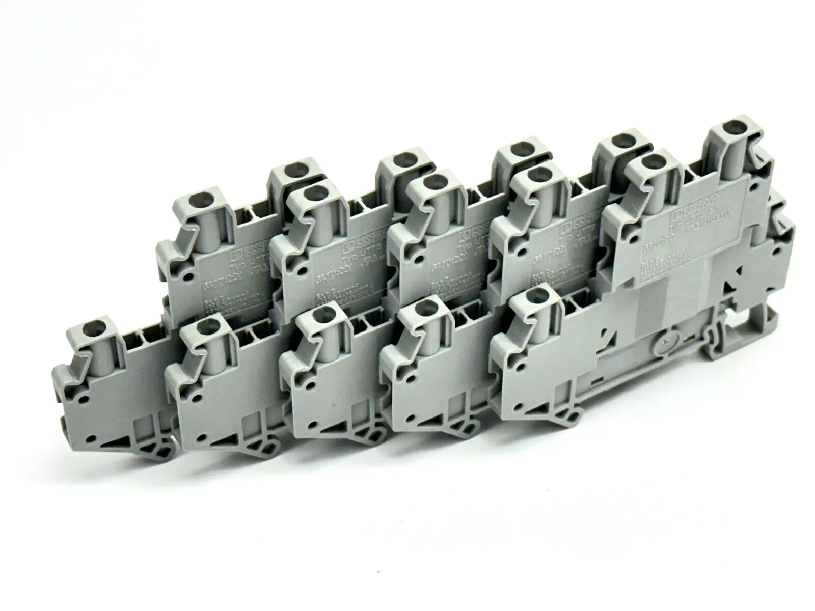 3044636,UTTB 2,5 | Phoenix Contact UTTB 2,5 Double-Level Terminal Block 3044636 LOT OF 5 - Used