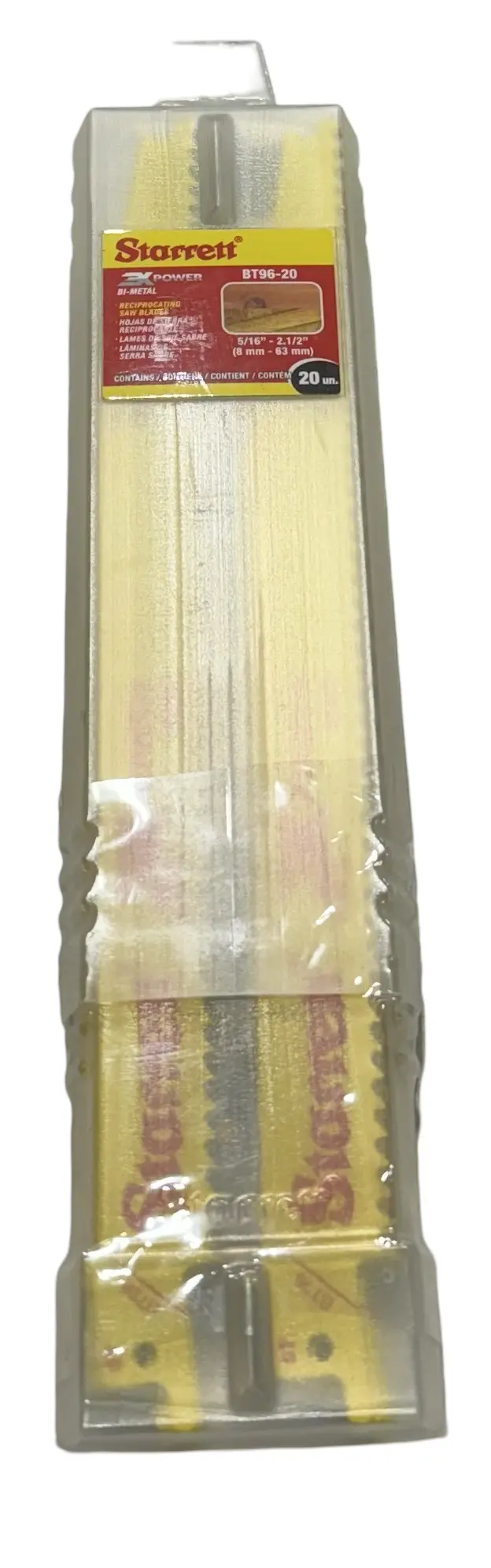 Starrett 9" Bi-Metal Reciprocating Saw Blades 6 TPI 20 Pack