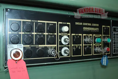 Used CINCINNATI 250 X 10 Power Squaring Shears (Inch) Michigan US | Vander Ziel Machinery Sales #1708903