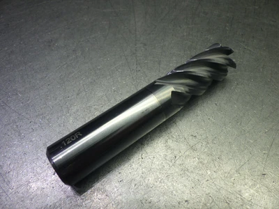 Monster 3/4" 5 Flute Carbide CR REg Endmill 3/4" Shank .12" R 295-020754B (LOC3608A)
