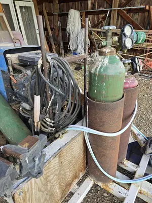 Service Trailer - Welder / Torch / Air Compressor