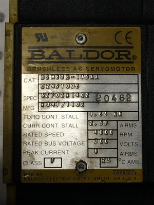 USED LVD BSM80B-175AA-BALDOR MOTOR