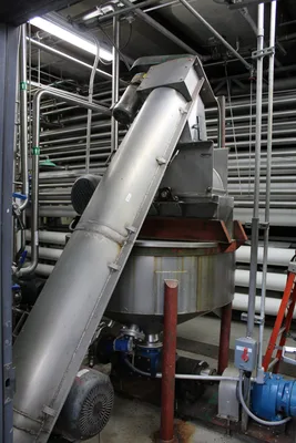 Auger Feeder Into Hammermill, and Tank