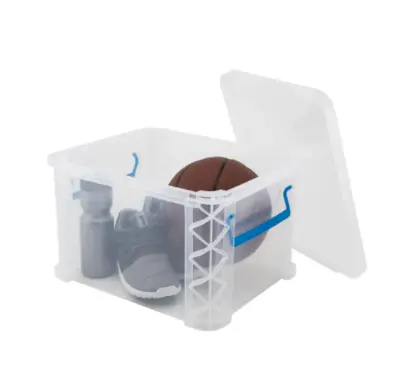 Super Stacker Letter Legal Storage Box 11-1/4" H x 14" W x 17-3/4" L, Clear