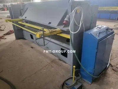Used 1975 PIESOK NTE 3150/6,3 A Power Squaring Shears (Gauge) SK | F.M.T. Group s.r.o. #1253250