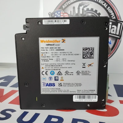 Used Weidmüller 2466890000 Misc Industrial Equipment California US | American Industrial Supply Co. #1460055