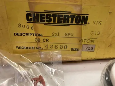 New | in-Stock CHESTERTON 221-SPX Seals & Gaskets Ohio US | Surplus Asset Holdings #1520452