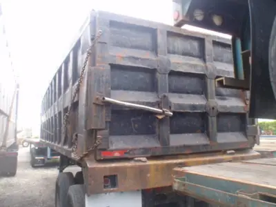 Used HERCULES 28′ DEMOLITION DUMP TRAILER Dump Trailers Florida US | USA Transequipment #1542476