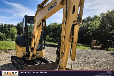 Used 2017 KOBELCO SK35SR-6E Crawler Excavators - Mini Wisconsin US | Proxy Equipment #1377970
