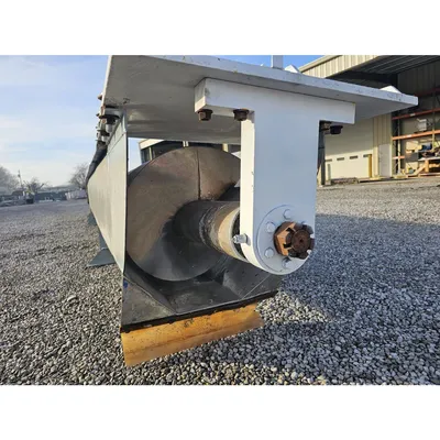 Used 23" dia. X 31' long Stainless Steel Industrial Screw Auger Conveyor