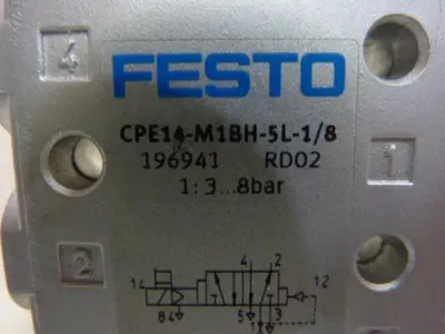 USED FESTO CPE14-M1BH-5L-1/8