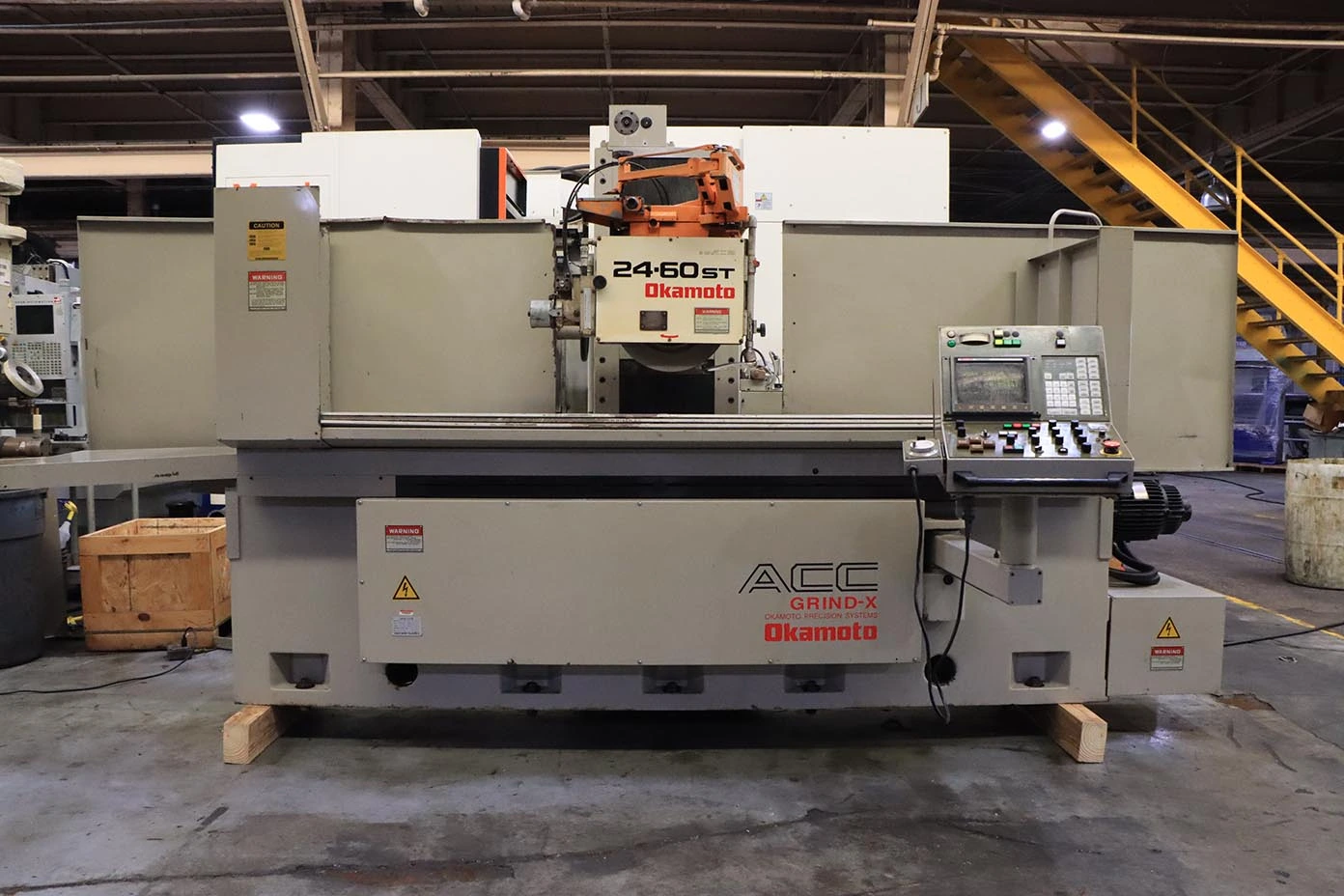 Used 2000 Okamoto ACC 24-60ST, 2000, 3X AUTO FEEDS, PROG. AUTO IDF, Reciprocating Surface Grinders New Jersey US | Machinery Values #944377
