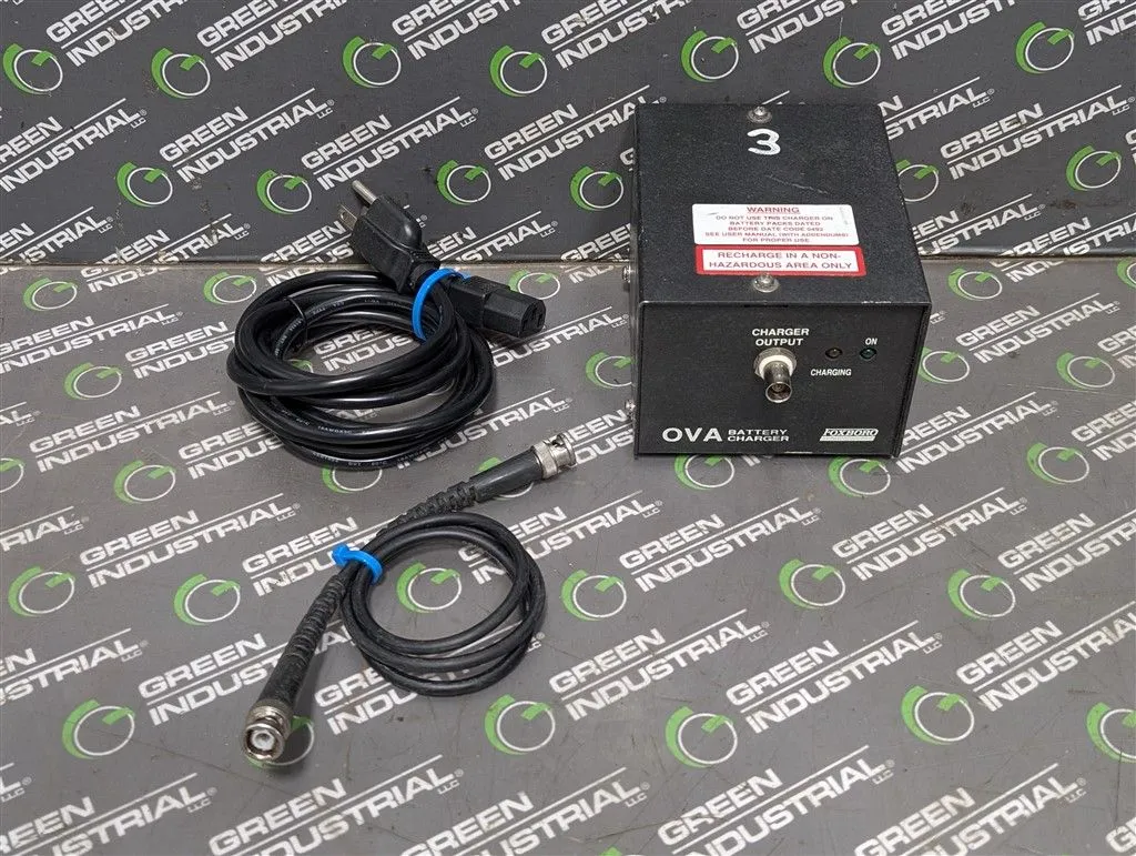 Foxboro CR012RL OVA Battery Charger for Organic Vapor Analyzers Used
