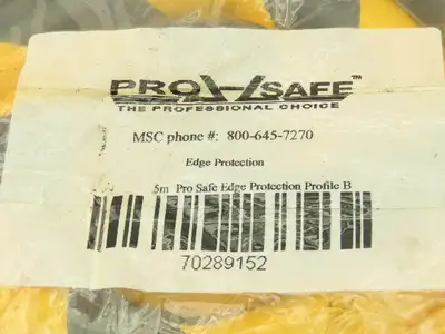Pro Safe 5M Pro Safe Edge Protection Profile B Yellow & Black Striped