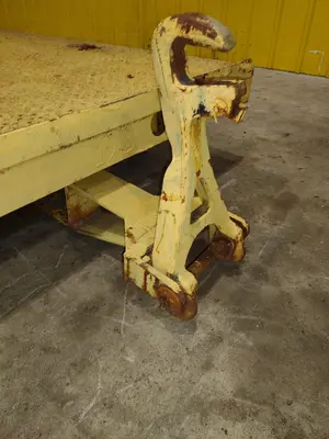 10,000 LBS X 4' X 9' HEAVY DUTY MOBILE TRANSFER / MOVING CART: STOCK #23513