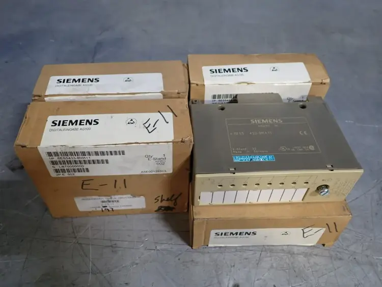 Used SIEMENS 6ES54338MA11 Input / Output Modules | HGR 24 #733441