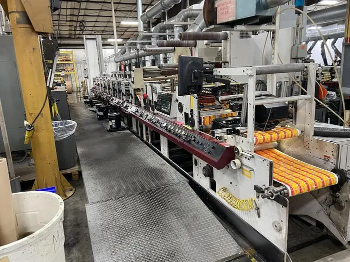 Used 2004 MARK ANDY 4150 Flexo Printing Presses | J&J Converting Machinery #440489