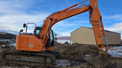 USED 2016 Doosan DX140LCR-3