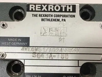 USED REXROTH 4WE6W51AG24N9K4V