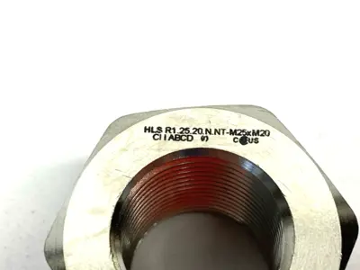 New | in-Stock HLS Thread Reducer Fitting, Nickel Plated Brass Arbors & Adapters Michigan US | Maverick Industrial Sales #1400039