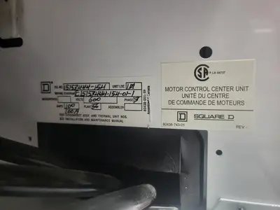 USED SQUARE D MODEL 6