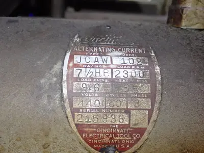 The Cincinnati Electrical Tool Co Cold Saw