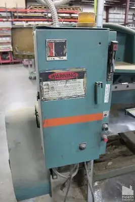 10' x 10 GA WYSONG "1010" CNC MECHANICAL POWER SQUARING SHEAR w/POWER FRONT GAUGING & SQUARING ARM