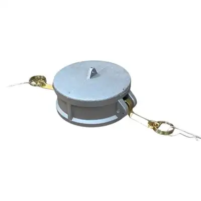 Belgrade 4″ DUST CAP Aluminum Adapter | Iron Listing (1)