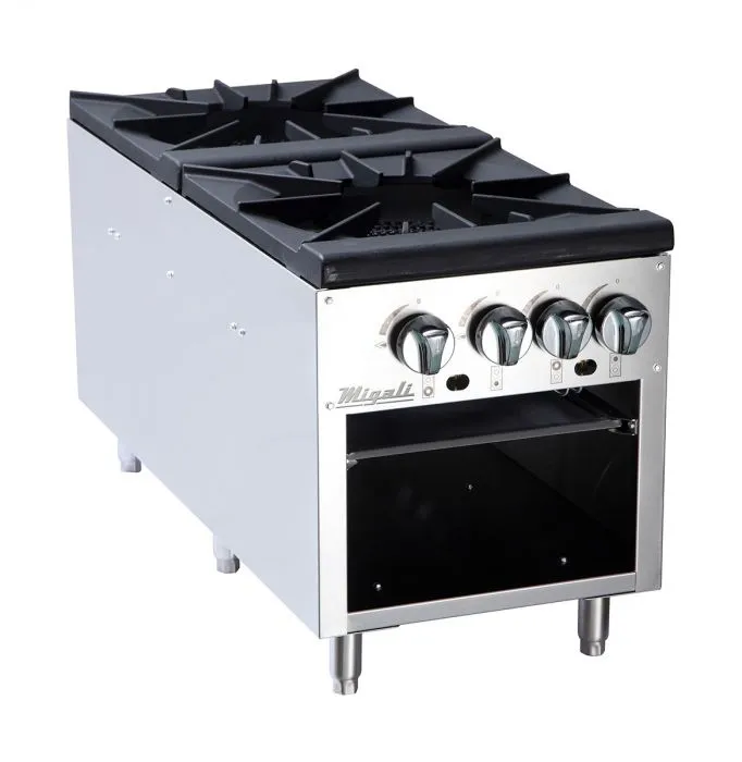 Migali C-SPS-2-18 2 Burner Stock Pot Stove